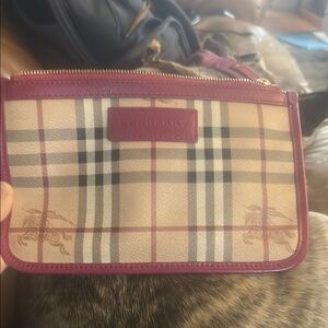 Burberry Beige and Red Women's Bag